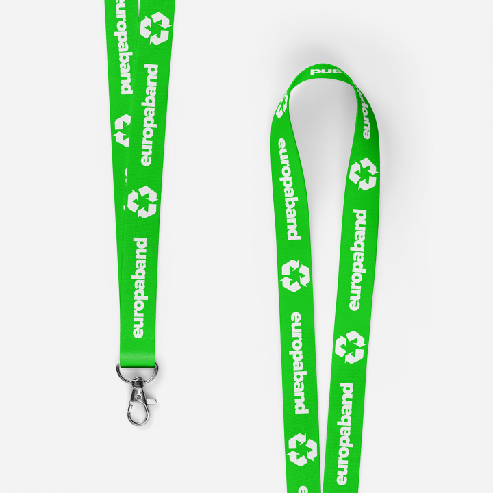 Schlüsselband aus recyceltem Polyester