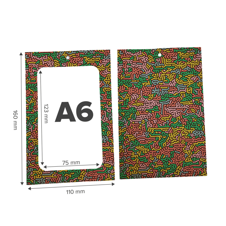 Personalisierte Kraft-Ausweishüllen im Format A6