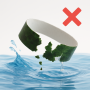 Recyclebares und kompostierbares Papierarmband