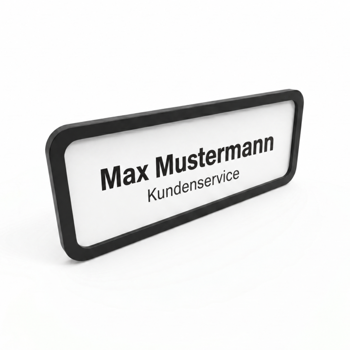 Magnetisches Namensschild 81 × 33 mm